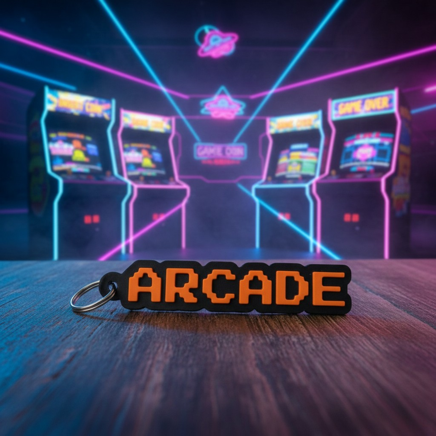 Personalised Keychain with Multiple Fonts