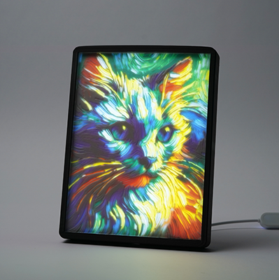 Lithophane Frame in Full Colour - USB powered